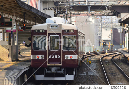 Hankyu train Hankyu train 48509228
