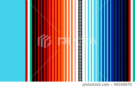 Seamless mexican rug pattern. Serape design 48509878