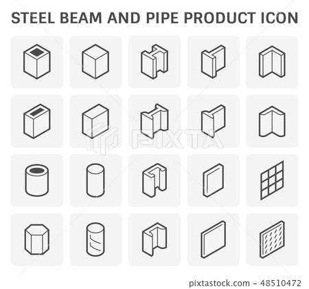 beam pipe icon beam pipe icon 48510472