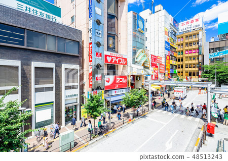 Scenery of Tokyo Nakano station North entrance station Scenery of Tokyo Nakano station North entrance station 48513243