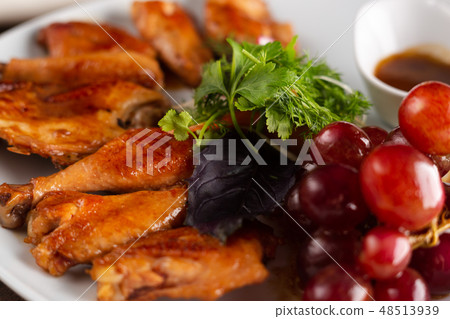 Chicken cooked in wine Chicken cooked in wine 48513939