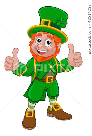 Leprechaun St Patricks Day Cartoon Character 48514255