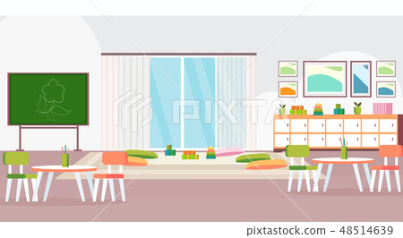 Preschool Modern Kindergarten Children Stock Illustration 48514639 Pixta