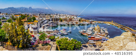 Kyrenia marina in Cyprus Kyrenia marina in Cyprus 48516395