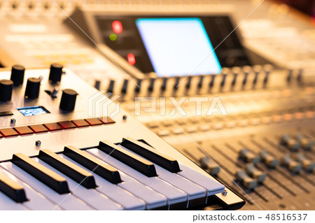 keyboard synthesizer and digital audio mixer 48516537