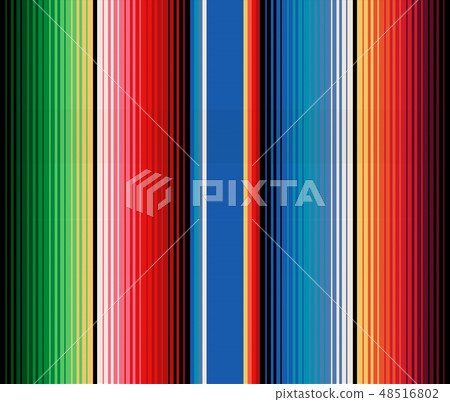 Seamless mexican rug pattern. Serape design 48516802