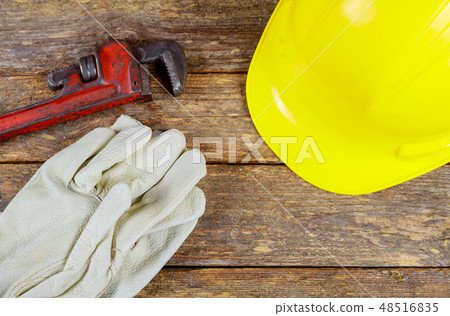 Building helmet tool safety gloves wrench Building helmet tool safety gloves wrench 48516835