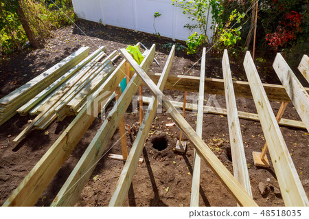 Building a backyard deck with patio construction Building a backyard deck with patio construction 48518035