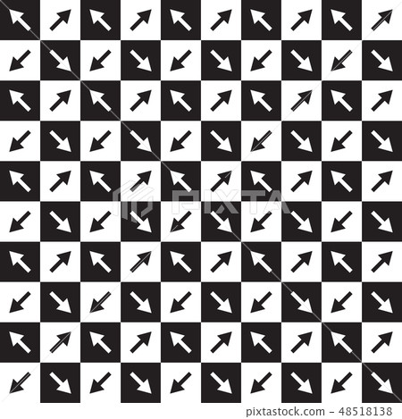 Checkered pattern with arrows Checkered pattern with arrows 48518138
