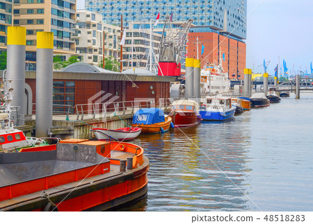 Hamburg Hafen harbor district architecture 48518283