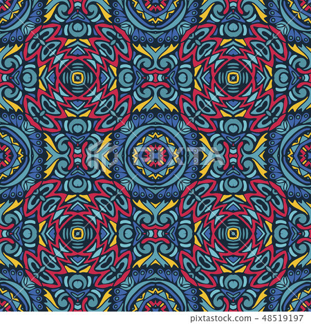 Colorful Tribal Ethnic Pattern Colorful Tribal Ethnic Pattern 48519197