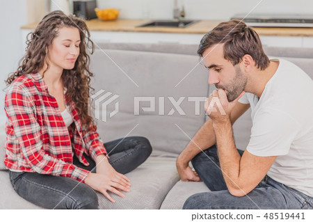 Negative emotions are a couple of concepts. A husband and wife, asserting and shouting expressive Negative emotions are a couple of concepts. A husband and wife, asserting and shouting expressive 48519441