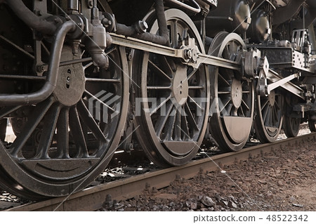 Steam Locomotive Closeup Steam Locomotive Closeup 48522342