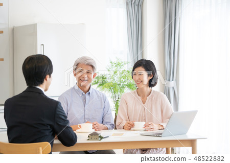 Senior couple reform businessman image 48522882