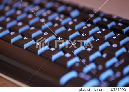 Black Keyboard Detail Black Keyboard Detail 48523090