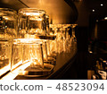 Ice pale at the bar counter 48523094