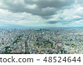 Aerial View of Osaka city from Abeno Harukas . 48524644