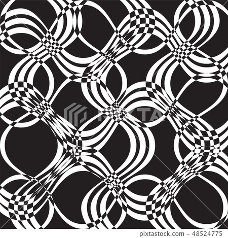 white curly cross black background 48524775