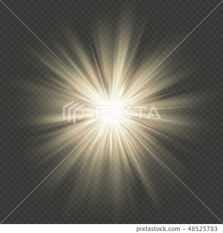 Warm glow star burst flare explosion transparent light effect. EPS 10 Warm glow star burst flare explosion transparent light effect. EPS 10 48525783