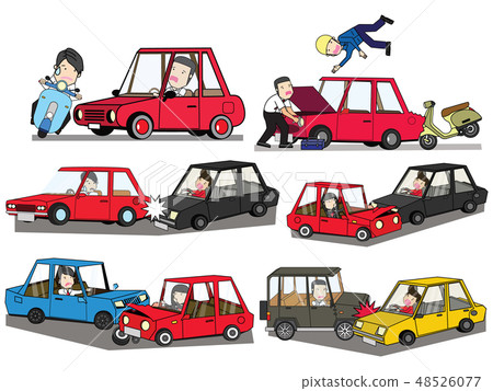 crash and accident on road crash and accident on road 48526077