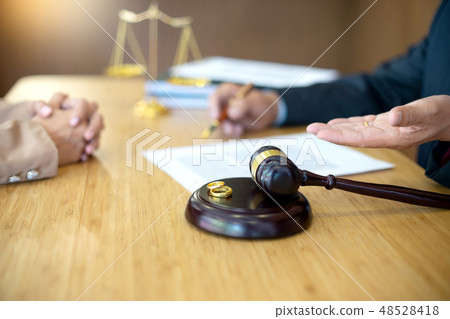 awyer law with gavel balance work with marriage 48528418
