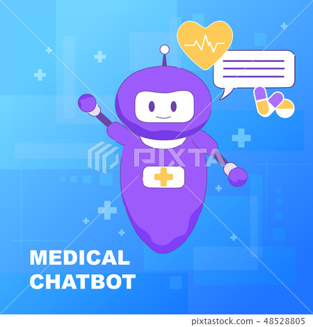 Medical Chat Bot Online Artificial Intelligence Stock Illustration 4855