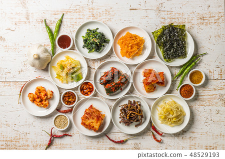 Typical Korean food typical Korean foods Typical Korean food typical Korean foods 48529193