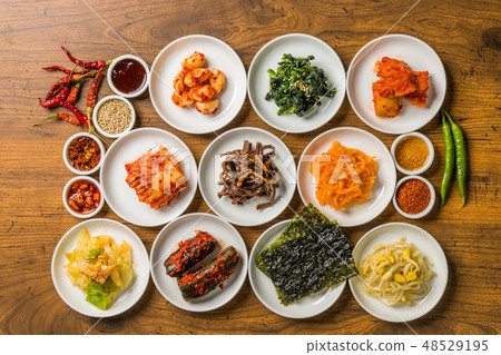 Typical Korean food typical Korean foods Typical Korean food typical Korean foods 48529195