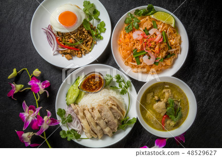 Typical Thai food typical Thai cuisine Typical Thai food typical Thai cuisine 48529627
