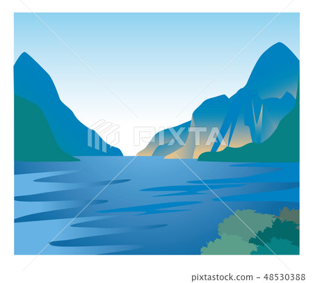 Image of the fjord Image of the fjord 48530388