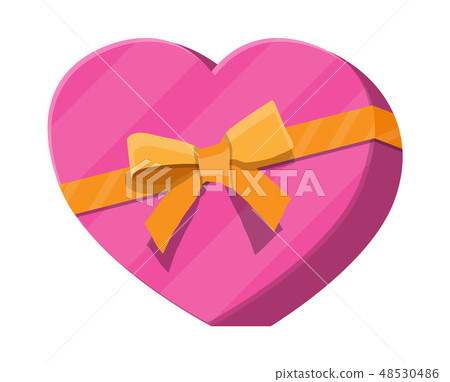 Gift box on white. Gift box on white. 48530486