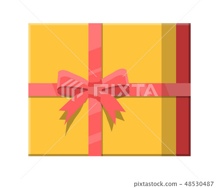 Gift box on white. Gift box on white. 48530487