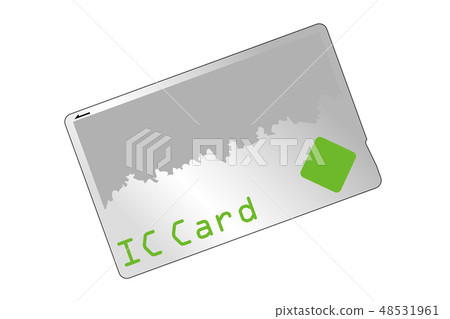 Transport system electronic money IC card illustration · icon | vector data 48531961