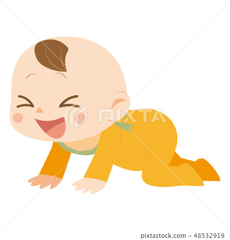 Baby boy who chews up joyfully Baby boy who chews up joyfully 48532919