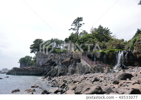 瀑布,海岸,海,懸崖,岩石 瀑布,海岸,海,懸崖,岩石 48533077