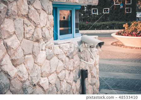 Barrier Gate and CCTV for Entrance and Exit Barrier Gate and CCTV for Entrance and Exit 48533410