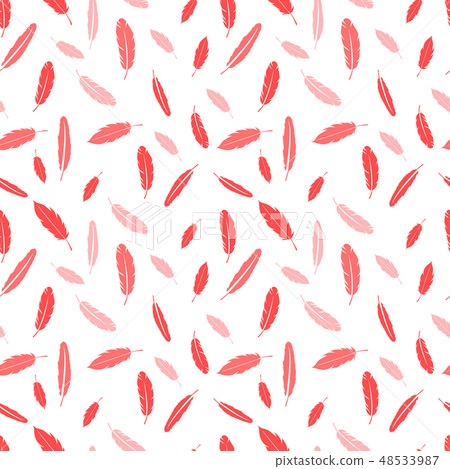 feathers seamless pattern. feathers seamless pattern. 48533987
