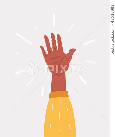 Hand five gesture. 48533992