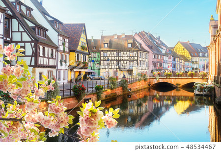 Colmar, beautiful town of Alsace, France Colmar, beautiful town of Alsace, France 48534467