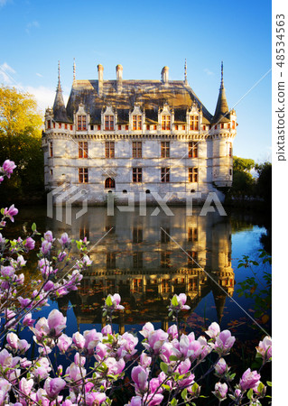Azay-le-Rideau chateau, France Azay-le-Rideau chateau, France 48534563