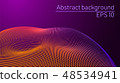 Illustration of futuristic vector background. Science or Technology concept 48534941
