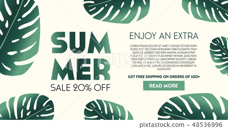 Summer sale background layout banners.illustration Summer sale background layout banners.illustration 48536996