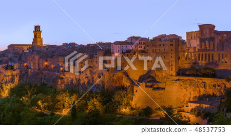 Pitigliano medieval town in Tuscany Italy 48537753