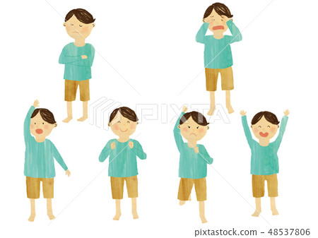 孩子們的男孩臉 孩子們的男孩臉 48537806