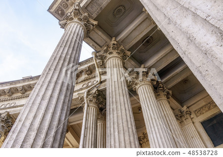Vintage Old Justice Courthouse Column 48538728