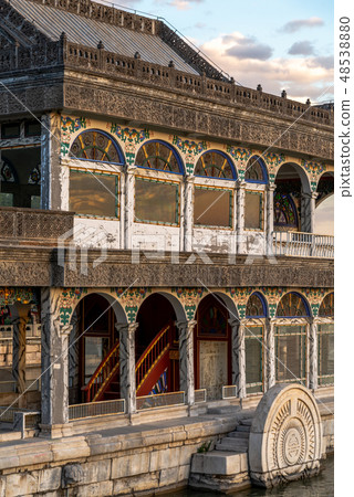 北京頤和園石舫 中国北京観光スポット Summer Palace in Beijing 頤和園清宴舫 48538880