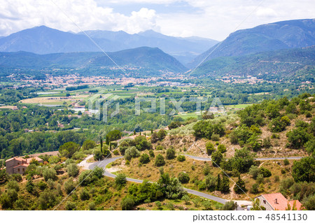 Views of Languedoc-Roussillon from village Eus,  48541130