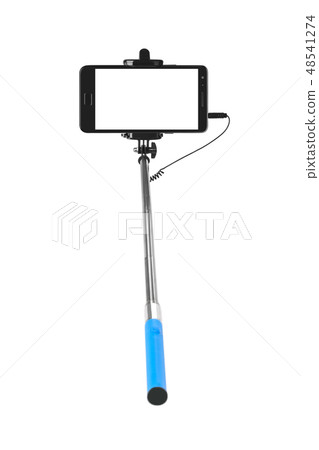 Smartphone with selfie stick 48541274