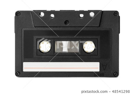 Audio cassette with blank label 48541298