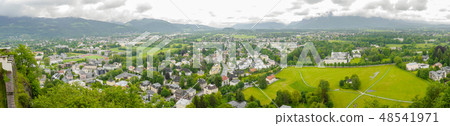 View of Hohenschwangau castle in Salzburg, Austria View of Hohenschwangau castle in Salzburg, Austria 48541971